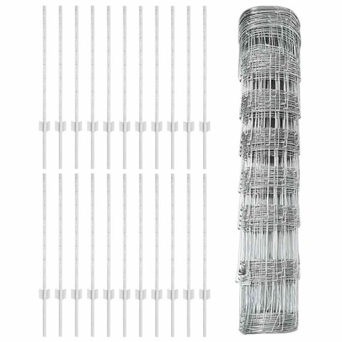 11 SZT. SŁUPKÓW OGRODZENIOWYCH U-CHANNEL 80CM STAL OCYNKOWANA