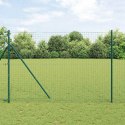 SŁUPY OGRODZENIOWE 52 SZT. ZIELONY Ø32MM 200CM STAL OCYNKOWANA