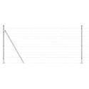OGRODZENIE EURO Z 13 SŁUPKAMI Z FLANSZĄ 0.8X25M ZE STALI OCYNKOWANEJ
