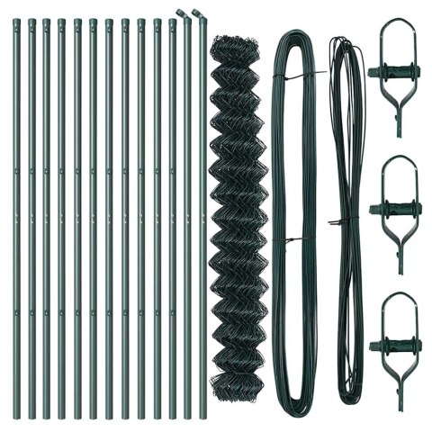 OGRODZENIE Z SIATKI OGNIWOWEJ ZIELONY 1.5X 25M