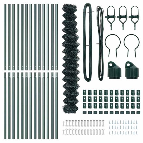 OGRODZENIE Z SIATKI OGNIWOWEJ ZIELONY 1.5X 25M