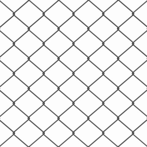 VidaXL Zestaw słupków ogrodzeniowych Szary 0.4 x 25 m