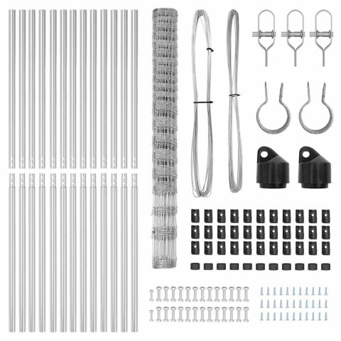 OGRODZENIE 1X25M ZE STALI GALWANIZOWANEJ