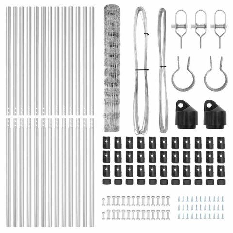 OGRODZENIE ROBOCZE 1,2X25M Z OCYNKOWANEJ STALI