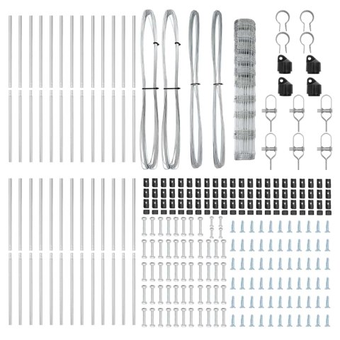 OGRODZENIE 1,2X50M Z OCYNKOWANEJ STALI