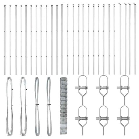 OGRODZENIE 1,4X50M Z OCYNKOWANEJ STALI