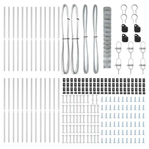 OGRODZENIE 1,4X50M Z OCYNKOWANEJ STALI