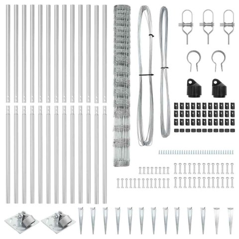 OGRODZENIE 1,5X25M ZE STALI OCYNKOWANEJ