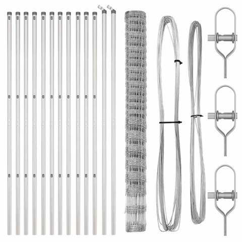 OGRODZENIE 1,6X25M Z OCYNKOWANEJ STALI