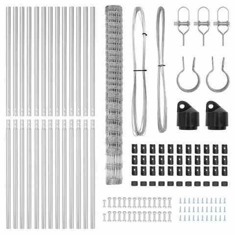 OGRODZENIE 1,6X25M Z OCYNKOWANEJ STALI