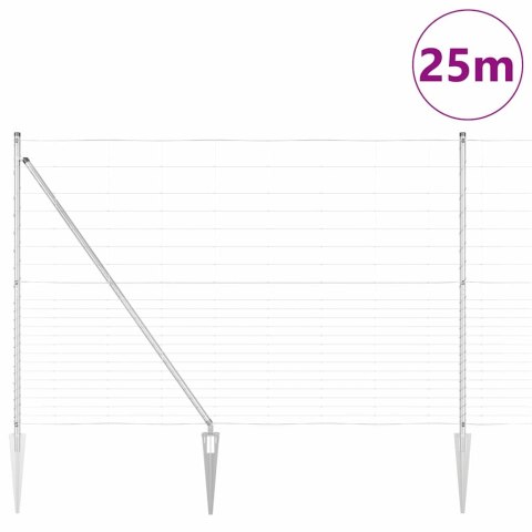 OGRODZENIE 1,6X25M Z OCYNKOWANEJ STALI
