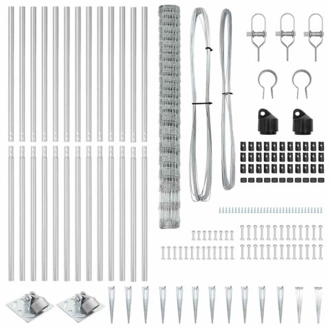 OGRODZENIE 1,6X25M Z OCYNKOWANEJ STALI