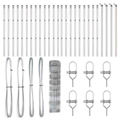 OGRODZENIE POLOWE 0,8X50M OCYNKOWANA STAL