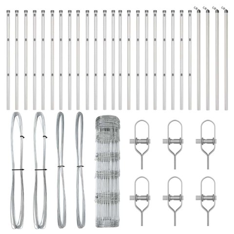 OGRODZENIE POLOWE 0,8X 50M ZE STALI GALWANIZOWANEJ