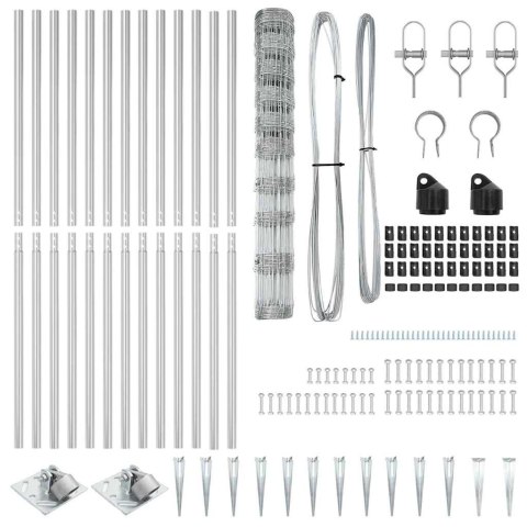 OGRODZENIE POLOWE 1,2X25M Z GALWANIZOWANEJ STALI