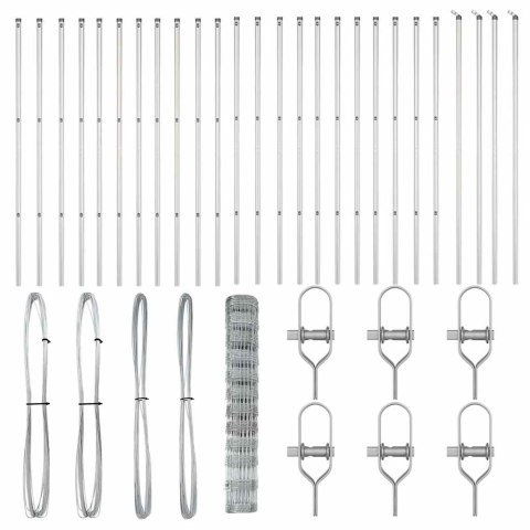 OGRODZENIE POLOWE 1,2X 50M ZE STALI GALWANIZOWANEJ