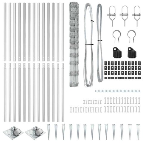 OGRODZENIE POLOWE 1,4X25M GALWANIZOWANE STALOWE