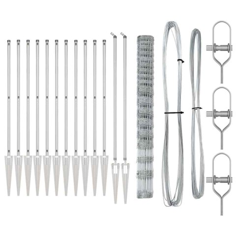 OGRODZENIE POLOWE 1.5X 25M ZE STALI GALWANIZOWANEJ