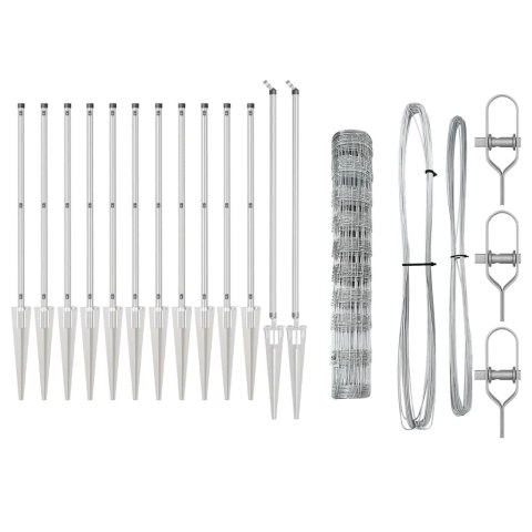 OGRODZENIE POLOWE 1X50M - OCYNKOWANA STAL