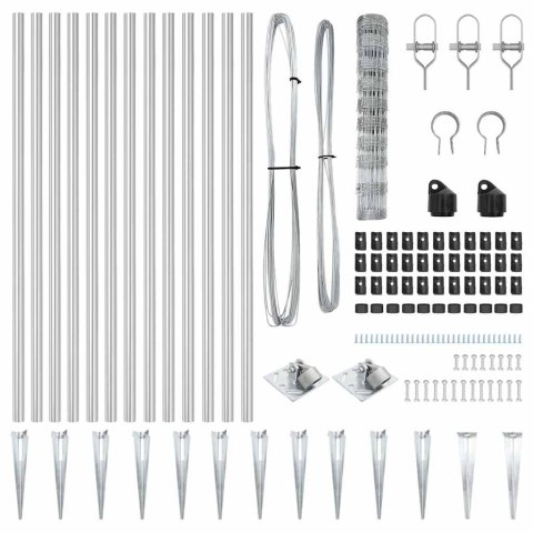 OGRODZENIE POLOWE 1X50M - OCYNKOWANA STAL