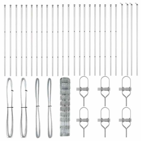 OGRODZENIE POLOWE 1X50M Z GALWANIZOWANEJ STALI