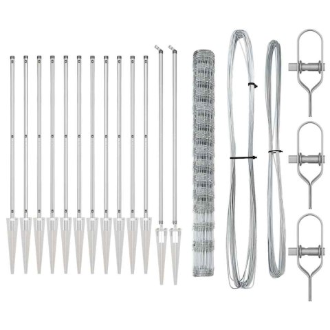 OGRODZENIE POLOWE 1,6X 25M ZE STALI GALWANIZOWANEJ