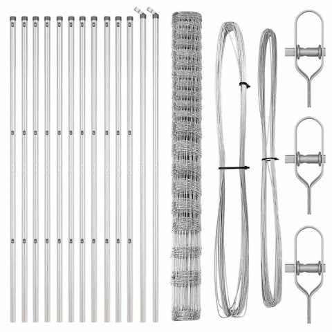 OGRODZENIE Z SIATKI 1.6X 25M ZE STALI OCYNKOWANEJ