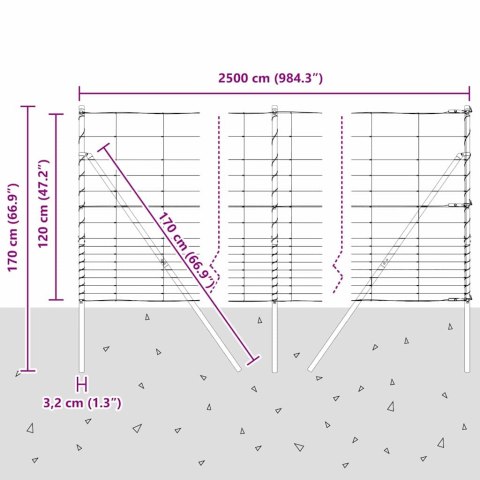 PŁOT 1,2X25M Z OCYNKOWANEJ STALI