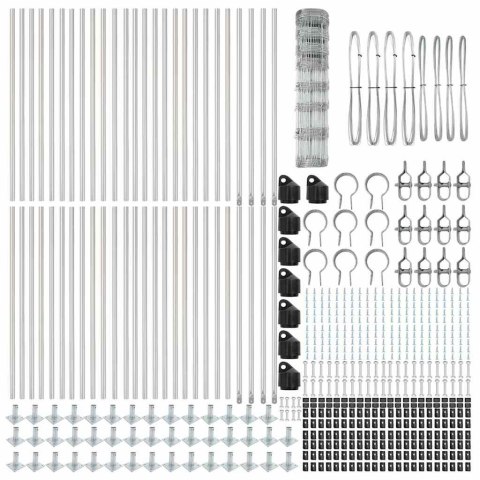 VidaXL Ogrodzenie 1x100 m ze stali ocynkowanej