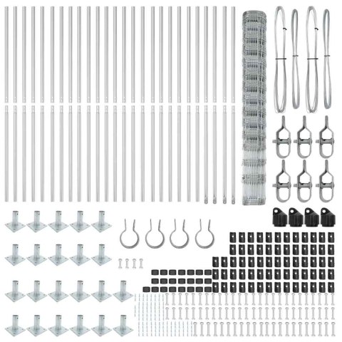 OGRODZENIE 1,6X50M Z OCYNKOWANEJ STALI