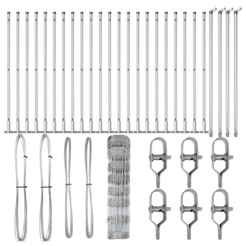 OGRODZENIE POLOWE 0.8X50M STAL GALWANIZOWANA