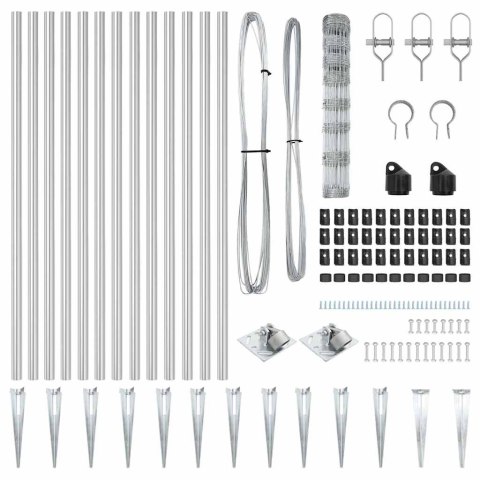 OGRODZENIE POLOWE 1X100 M STAL GALWANIZOWANA