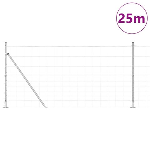 OGRODZENIE POLOWE 1,2X 25M STAL OCYNKOWANA