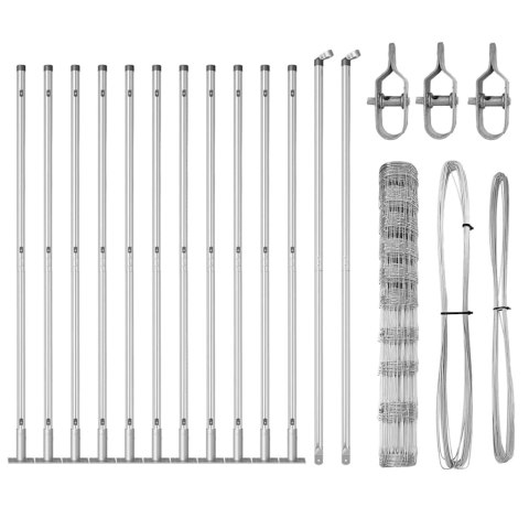 OGRODZENIE POLOWE 1,2X 25M STAL OCYNKOWANA