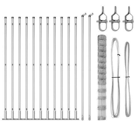 OGRODZENIE POLOWE 1,5X 25M Z GALWANIZOWANEJ STALI