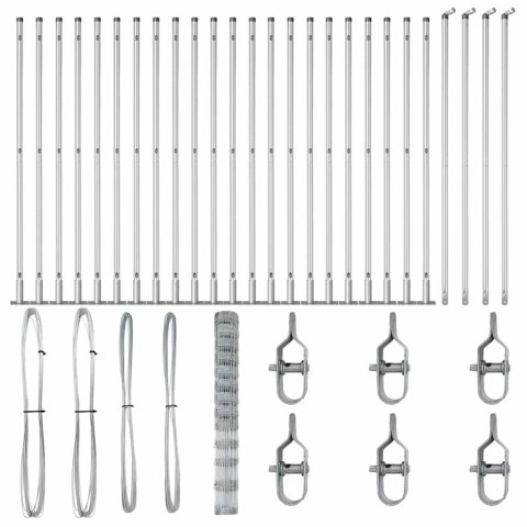 OGRODZENIE POLOWE 1.5X50M ZE STALI OCYNKOWANEJ