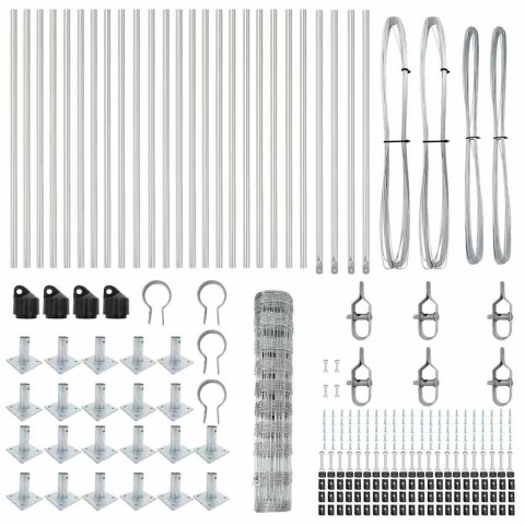 OGRODZENIE POLOWE 1X50M Z GALWANIZOWANEJ STALI