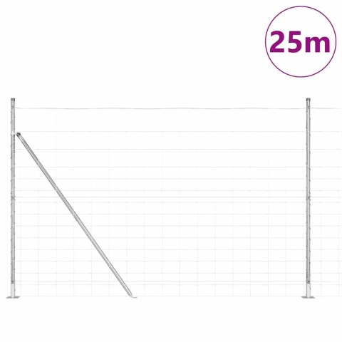 OGRODZENIE POLOWE 1,6X25M ZE STALI GALWANIZOWANEJ