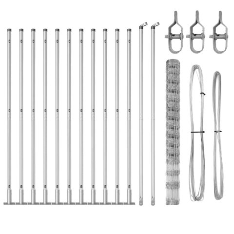OGRODZENIE POLOWE 1,6X25M ZE STALI GALWANIZOWANEJ