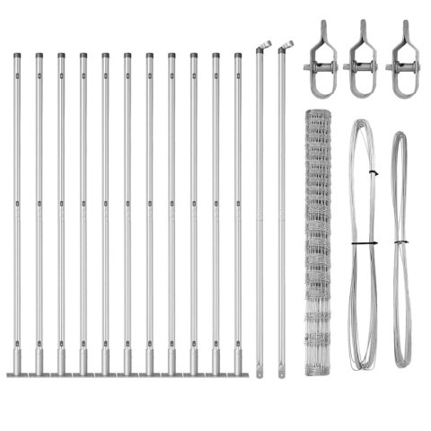 OGRODZENIE POLOWE 1,6X25M ZE STALI GALWANIZOWANEJ