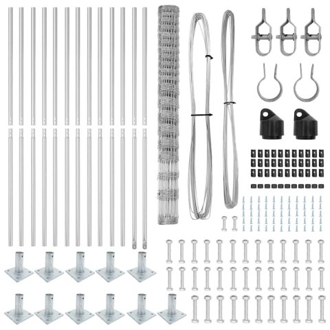 OGRODZENIE POLOWE 1,6X25M ZE STALI GALWANIZOWANEJ