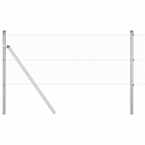OGRODZENIE Z DRUTU SPAWANEGO Z 7 SŁUPKAMI 0.6X10M ZE STALI OCYNKOWANEJ