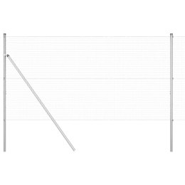 OGRODZENIE Z DRUTU SPAWANEGO Z 7 SŁUPKAMI 1,2X10M STAL OCYNKOWANA