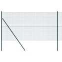 OGRODZENIE Z DRUTU SPAWANEGO Z 13 SŁUPKAMI ZIELONE 1X50M STAL