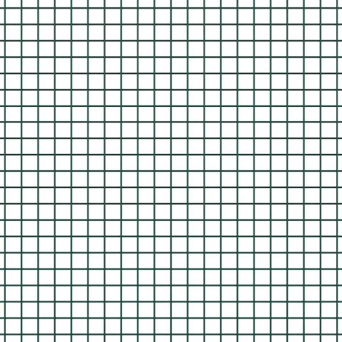 ZIELONE OGRODZENIE Z DRUTU SPAWANEGO Z 13 SŁUPKAMI 1X100M STALOWYM