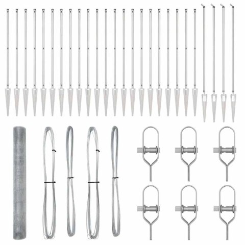 OGRODZENIE SPAWANE Z 13 PIKAMI 1.2X50M ZE STALI OCYNKOWANEJ