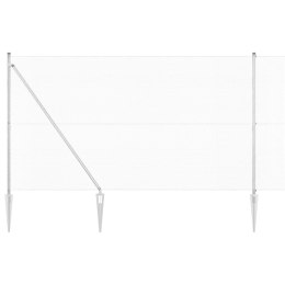 OGRODZENIE SPAWANE Z 7 PALIKAMI 1.6X10M STAL OCYNKOWANA