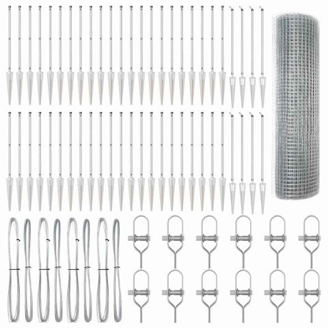 OGRODZENIE SPAWANE Z 13 KOTWICAMI 0.8X100M STAL OCYNKOWANA