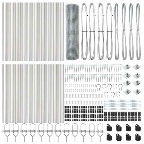 OGRODZENIE SPAWANE Z 13 KOTWICAMI 0.8X100M STAL OCYNKOWANA