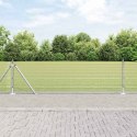 ZESTAW SŁUPKÓW OGRODZENIOWYCH 10X 0.5M ZESTAW 2 STAL OCYNKOWANA